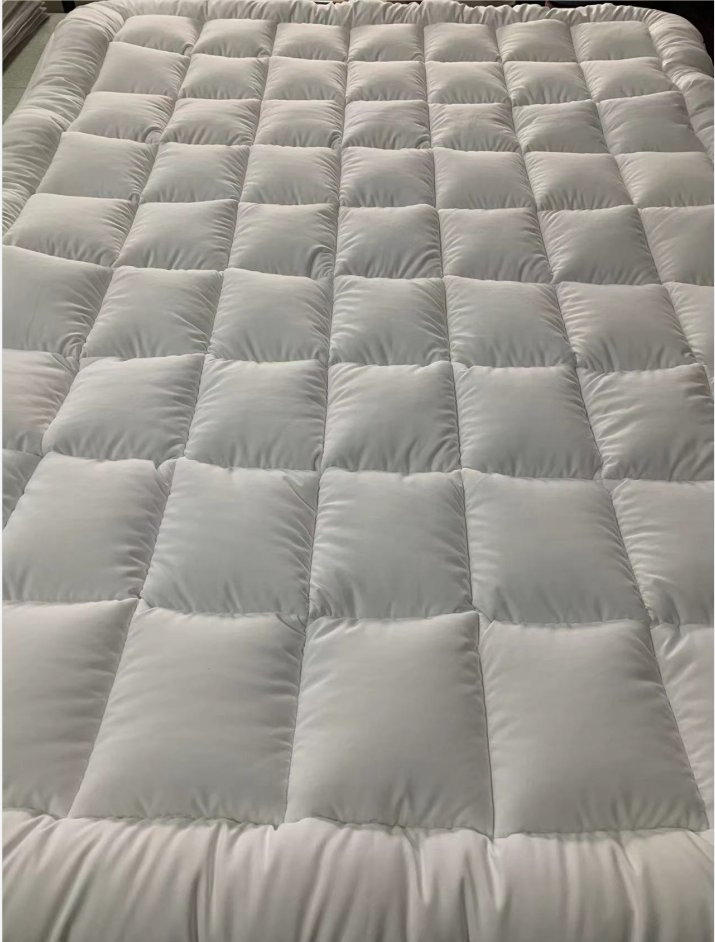 Hot Selling Cheapest Square Quilting Microfiber Mattress Protector