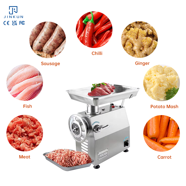 Yk-12W High-Power Meat Mincer and Grinder with Turbine Transmission
