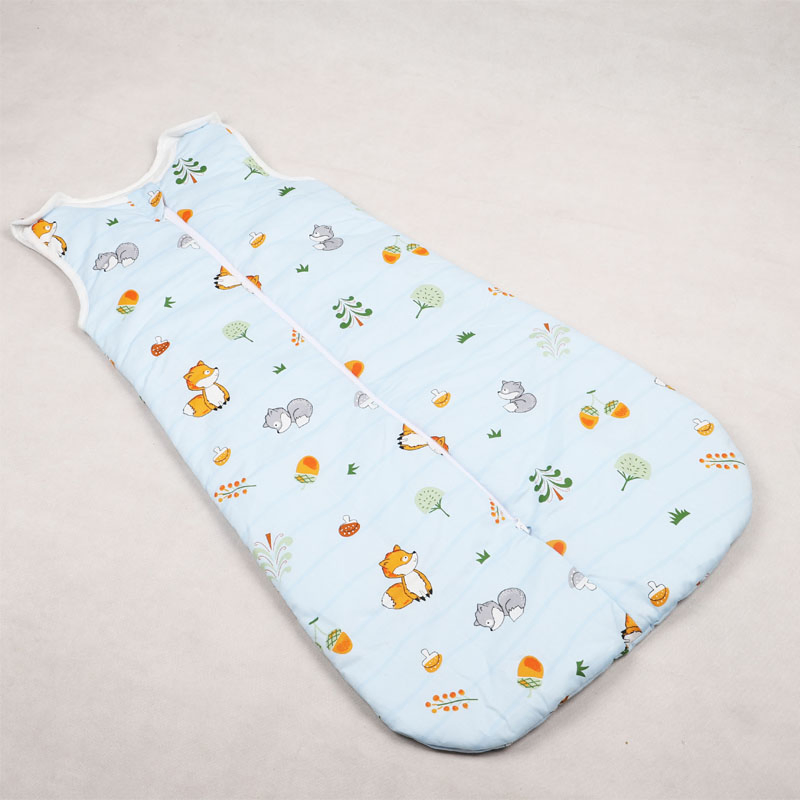 Unisex Baby Toddler Wearable Blanket Sleeping Bag Cotton Sleep Sack with Diaper Zipper