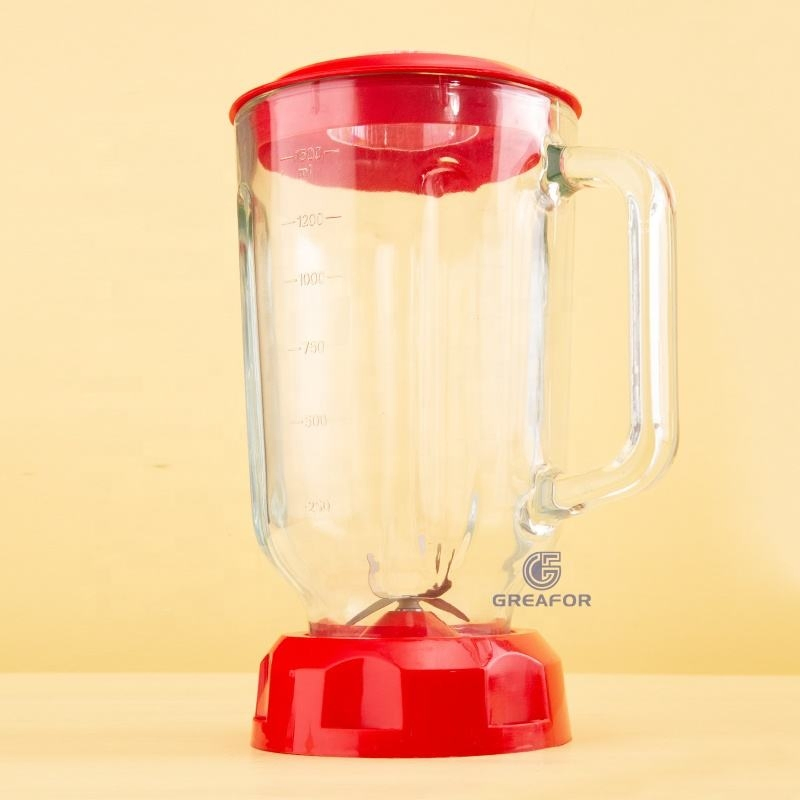 Kitchen Household 1.5L Glass Jar Meat Grinder Food Mixer Blender