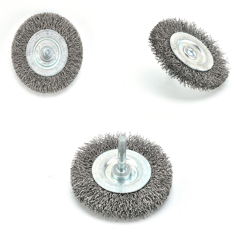 Sali High Quality 4'' 100mm Steel Wire Wheel Brush with Shank