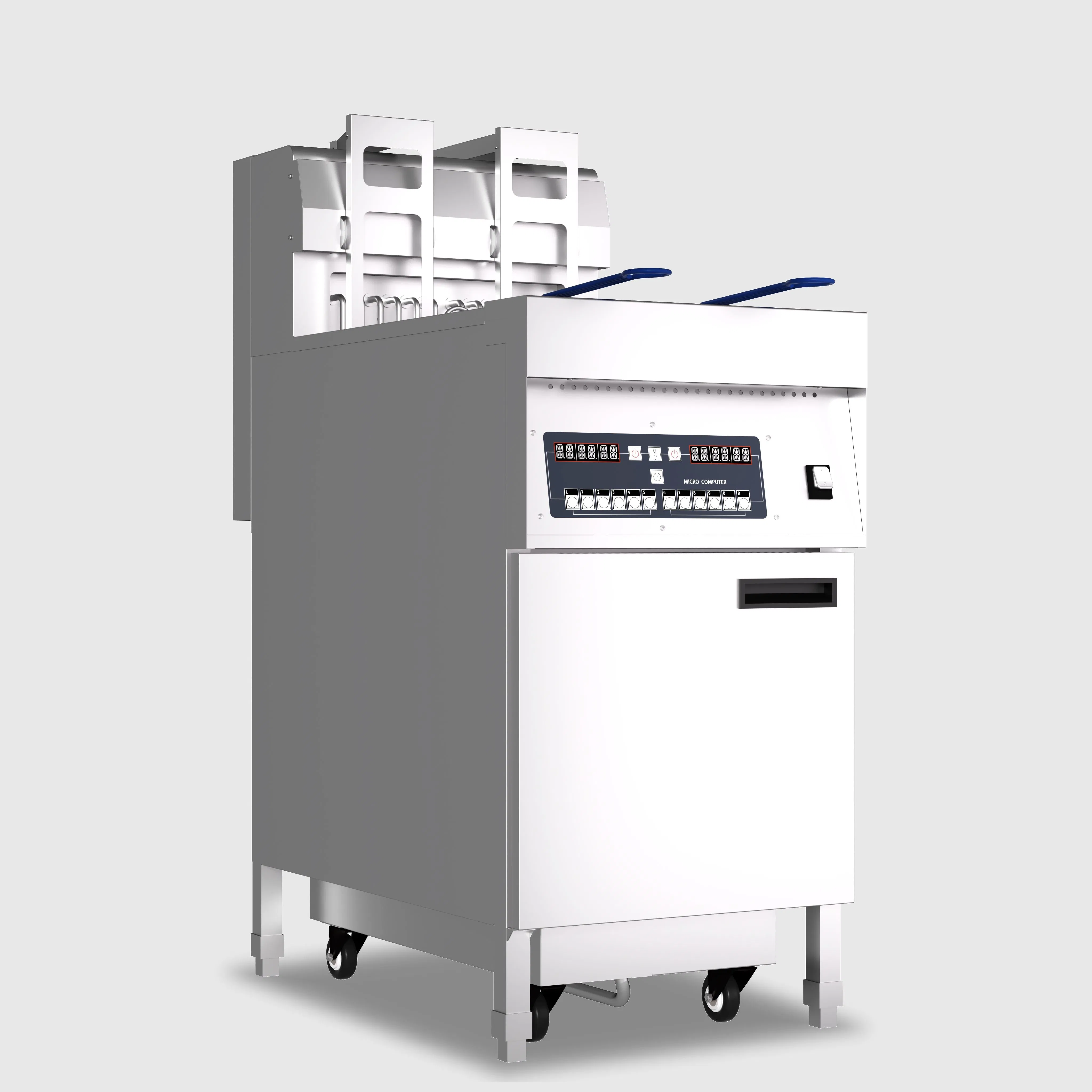 Versatile Stainless Steel Deep Fryer for Large Capacity Cooking Needs