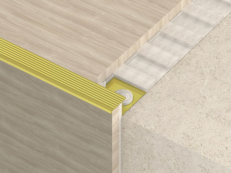Installing Perfect Profile Trim Stair Edge Step Nosing