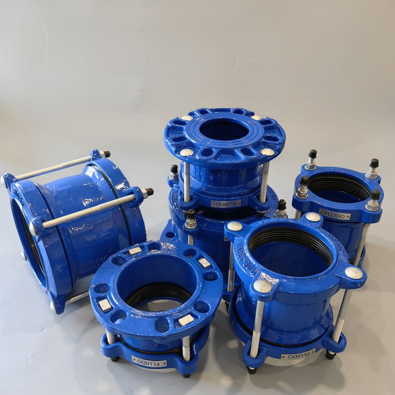 Fluido Hot Sales Ductile Iron Universal Flexible Coupling/Dismantling Joint/Flange Adaptor