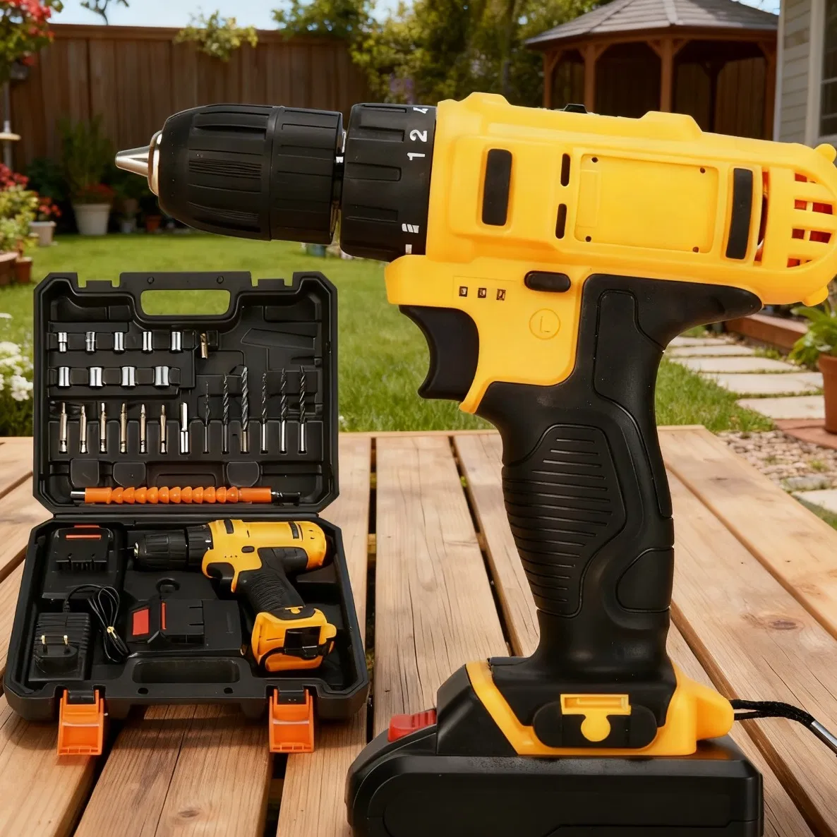 Беспроводная бесщеточная дрель Antauto 10мм