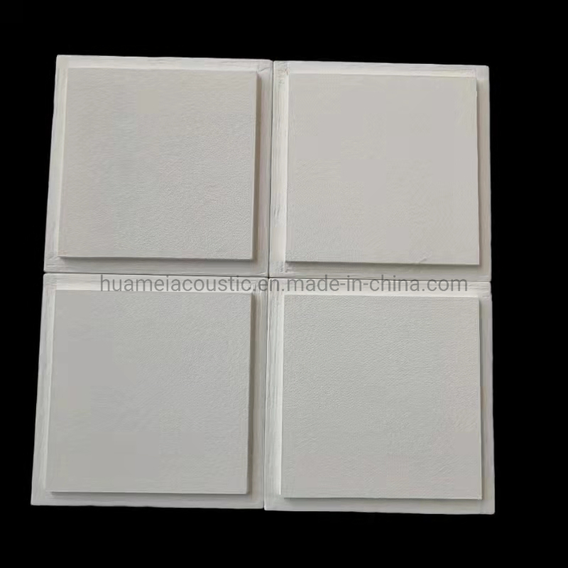 Decorative Interior Acoustic Ceiling Tiles Fiberglass Sound Absorbing Ceiling Panels