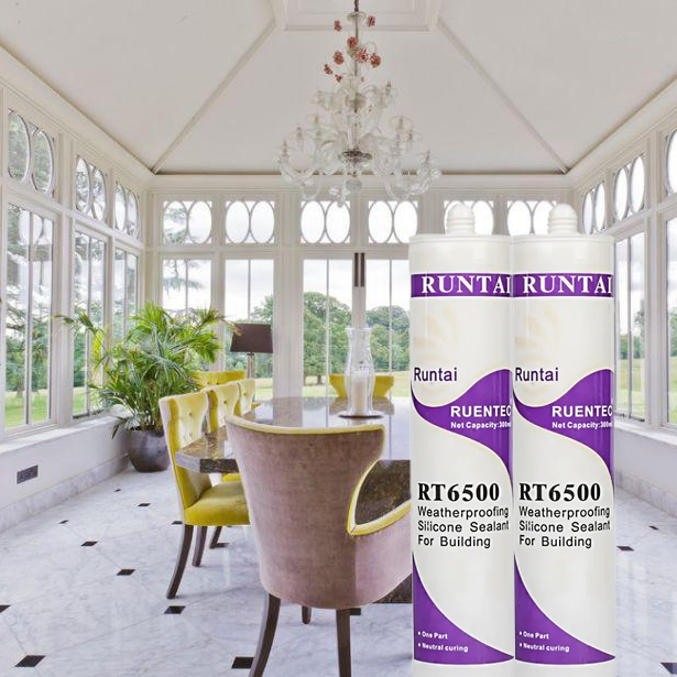 Runtai Liquid Silicone Sealant Glass Bonding Weatherproof Resistance Good Sealing Adhesive
