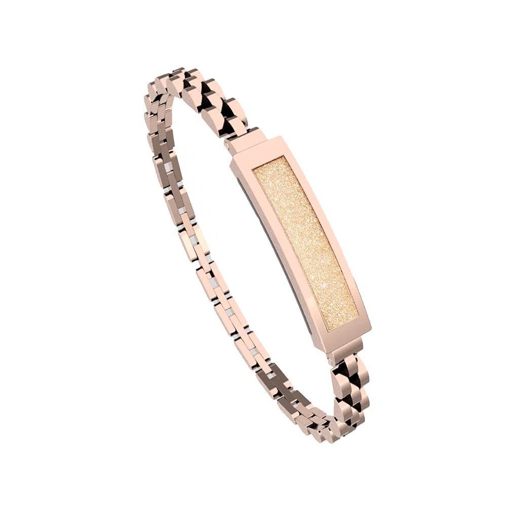 Умный браслет с металлическим браслетом для здоровья