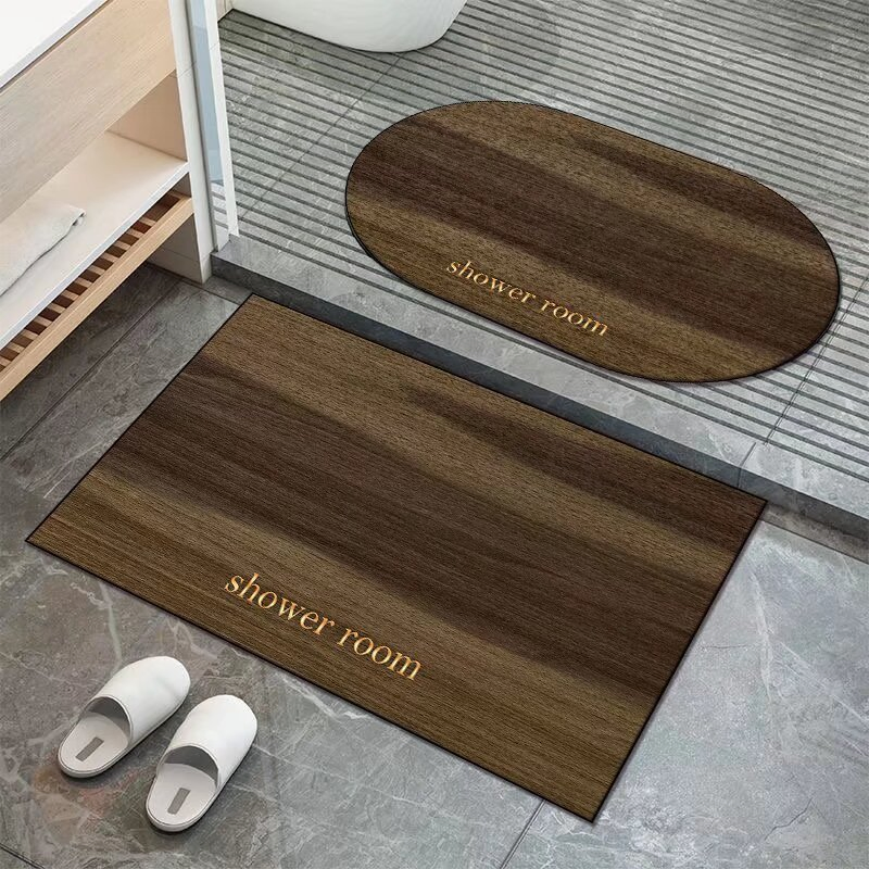 3D Diatomaceous Non Slip Lively Design Quick Dry 40*60cm Bath Mats for Bathroom Rug Set