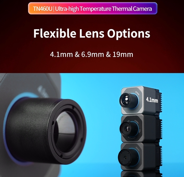 Long Range Reliable Thermal Imaging Camera Module with Multi-Point Temperature Measurement and Alarm Features for Safety