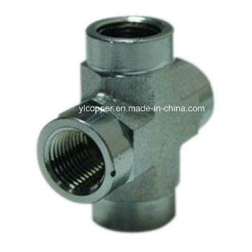 Гидравлический крестовой фитинг с цинковым покрытием