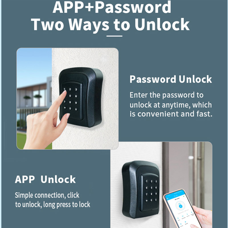 Digital Box Lock with Password for Key