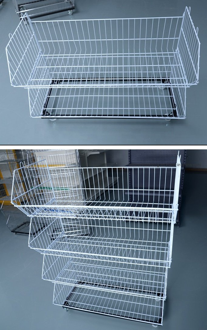 Supermarket Display Stands for Food Potato Chips Floor Display Stand