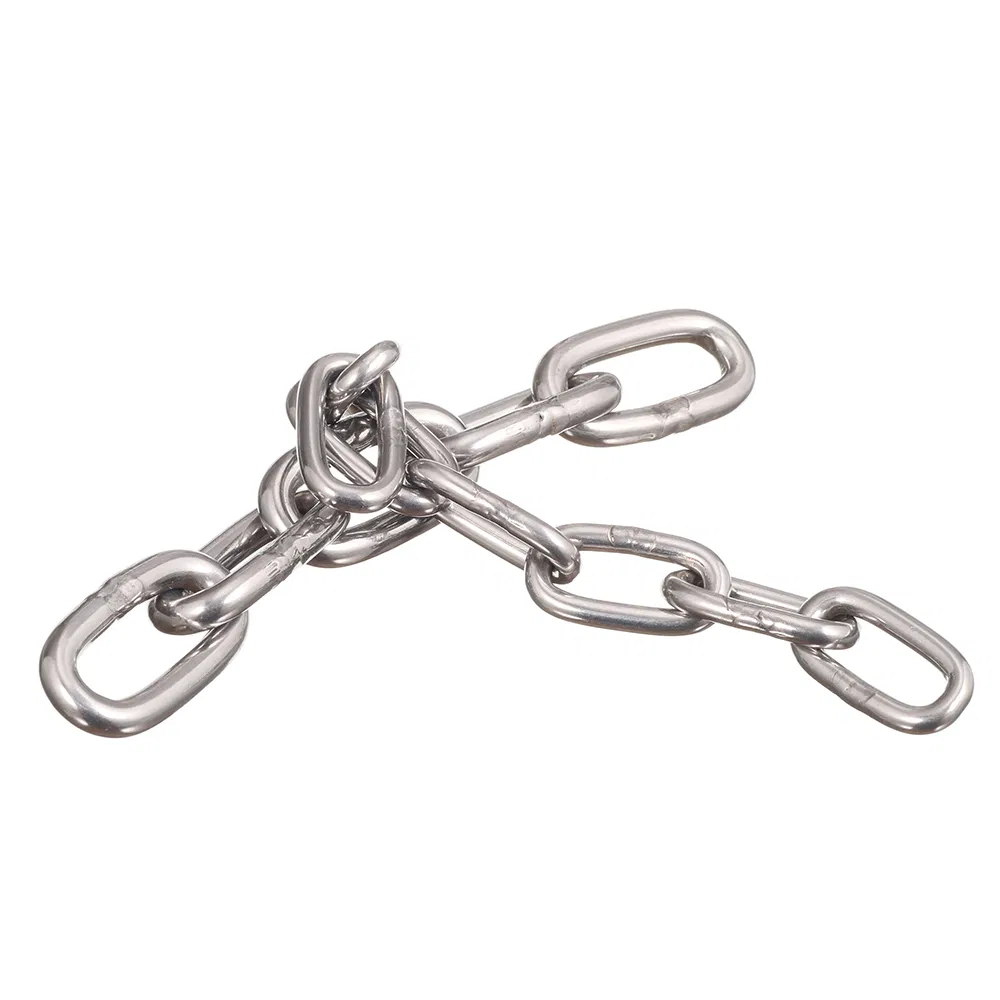 Lifting Yacht Boat Accessories DIN763 DIN766 Stainless Steel Chain for Marine Garden Rigging Hardware