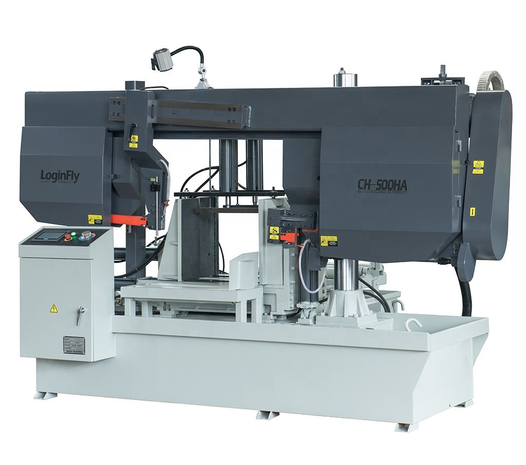 Станок ленточнопильный автоматический по металлу нержавейке и алюминию 500 мм