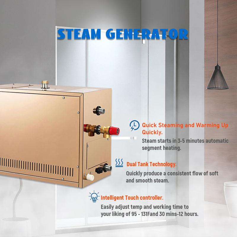 Турецкий парогенератор для хамама 3-9 кВт