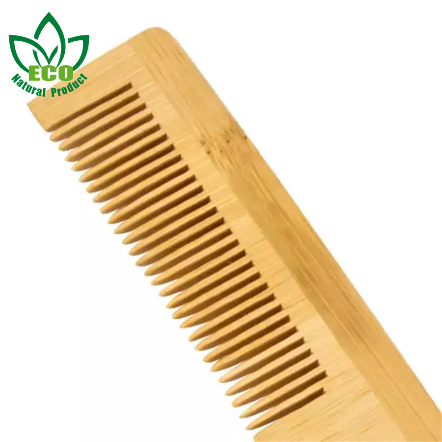 Eco-Friendly Natural Bamboo Comb Wholesale Biodegradable Hair Comb for Home Hotel