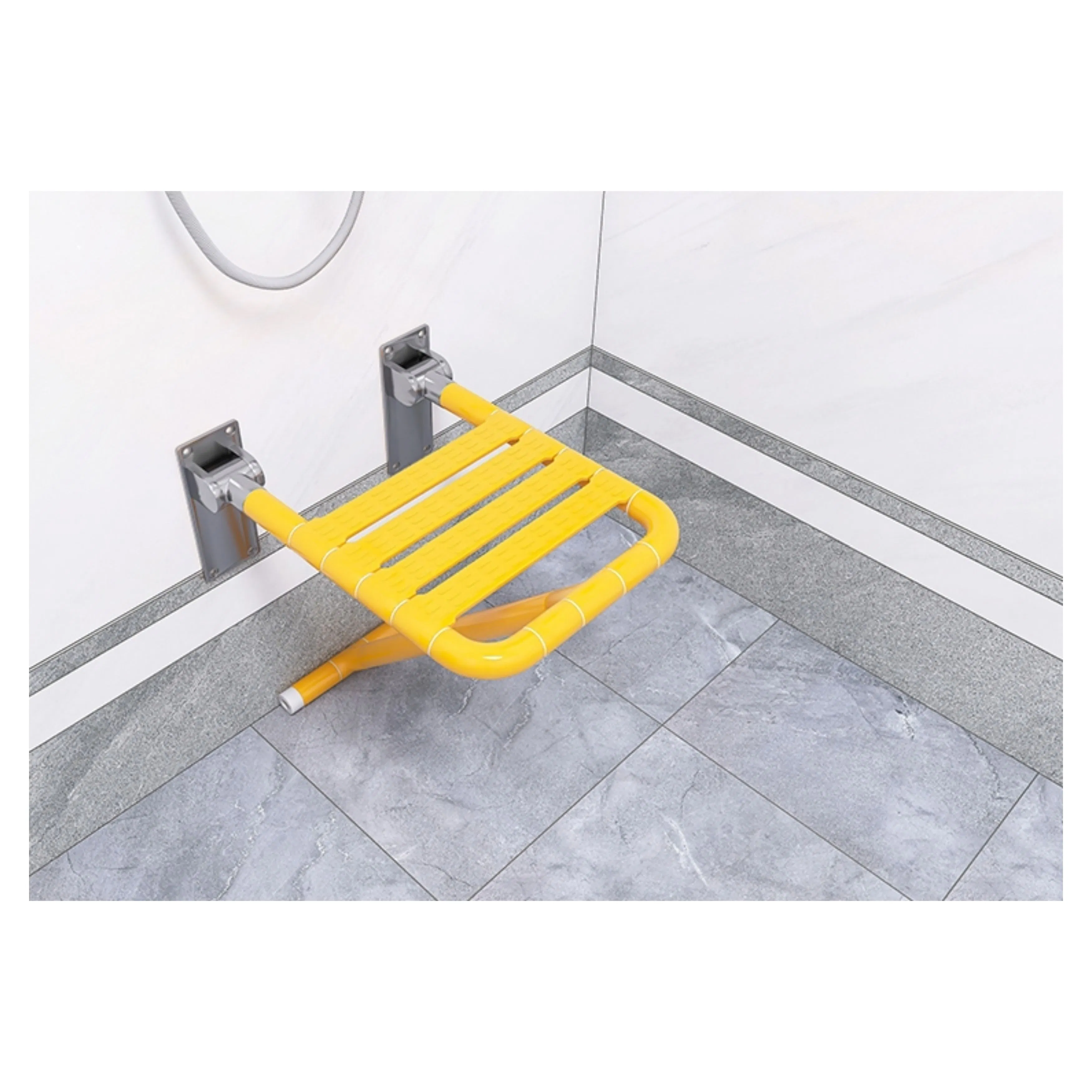 Folding Shower Seat Fold Down Bathroom Stool for Elderly