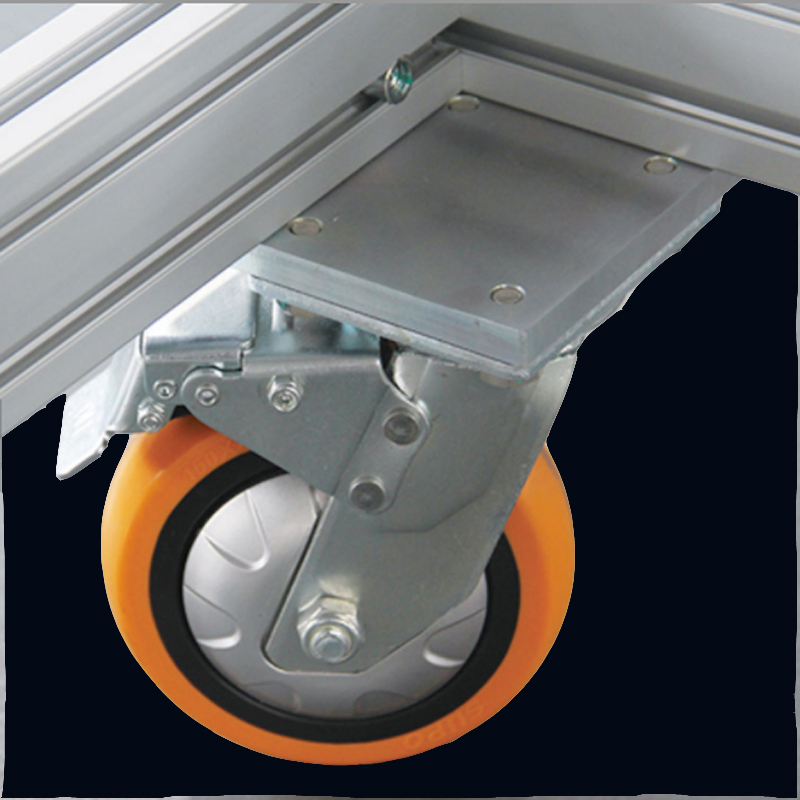 4inch/5inch/6inch Blue Zinc Plated Medium Heavy Duty Industrial Furniture Medical Swivel Castor Scaffolding Designer Heavy Casters Wheels