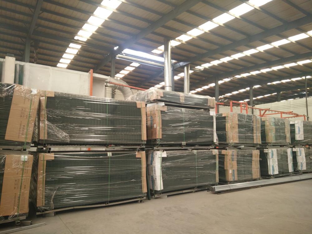 Забор садовый 3D сварная сетка зеленый ПВХ-покрытие