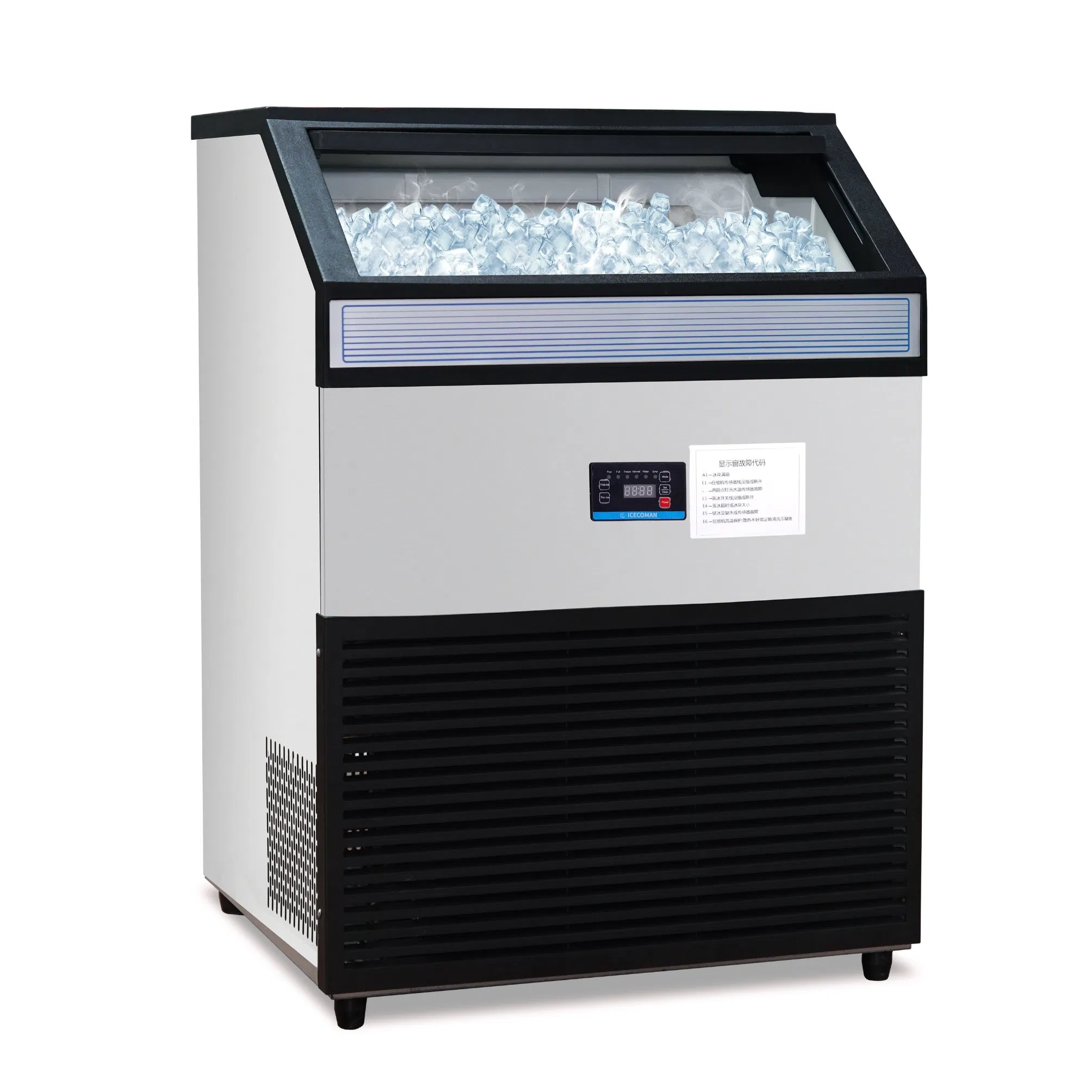 High-Volume Commercial Ice Maker for Industrial Use - 90kg