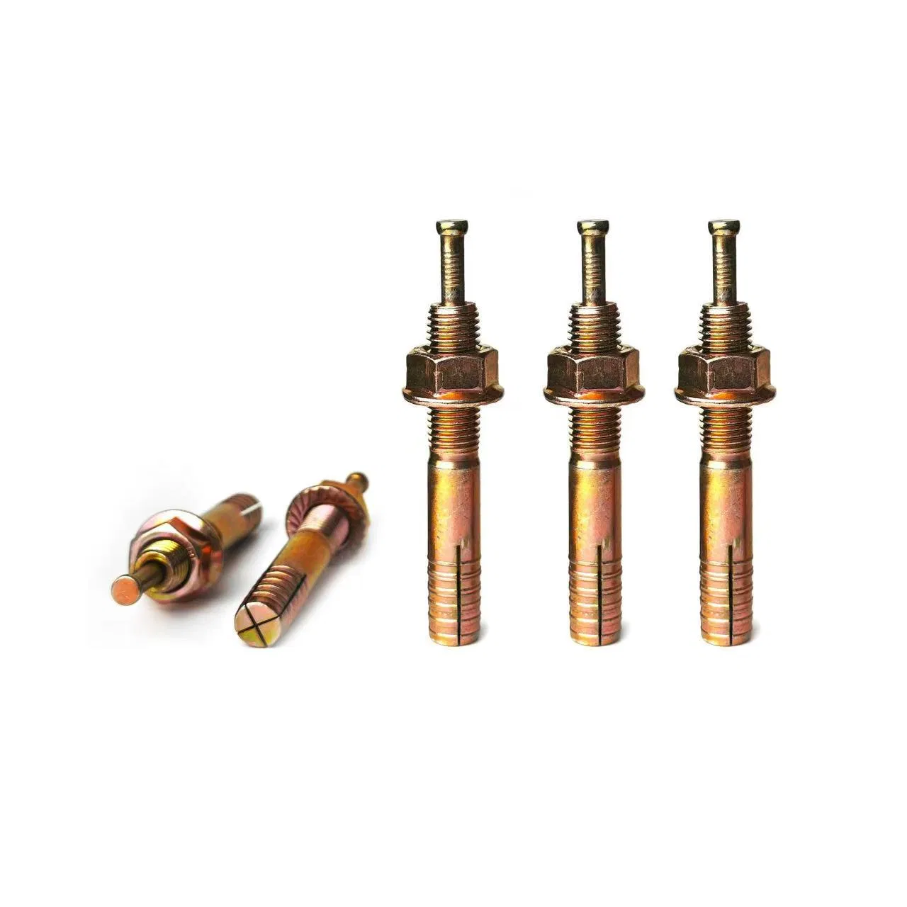 Анкерный болт с плоской головкой 8.8, оцинкованный