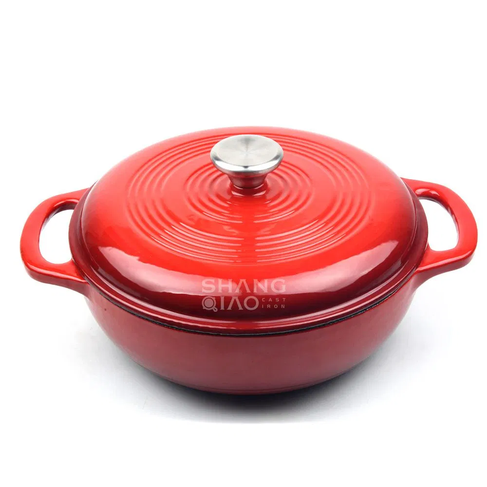 Эмалированная чугунная жаровня-казан, 3.9 кварт