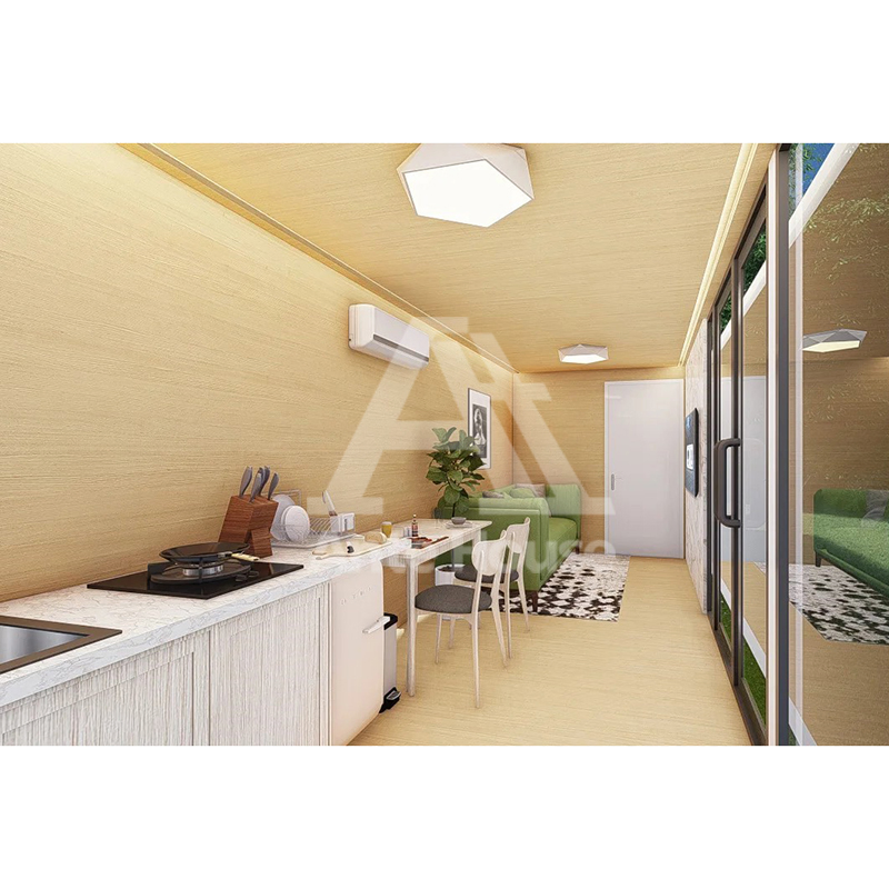 Modern One Bedroom Ante Casas Prefabricadas Capsule Apple Cabin Prefabricated Home Mobile House Hot