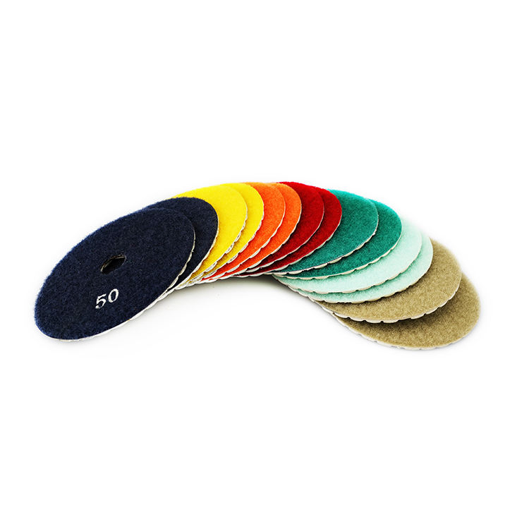 Professional 3-Step Polishing Pads for Marble and Granite