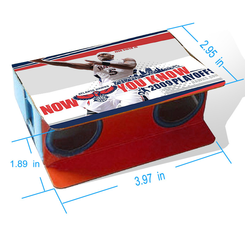 Custom Printed Folding Disposable Cardboard Paper Binoculars