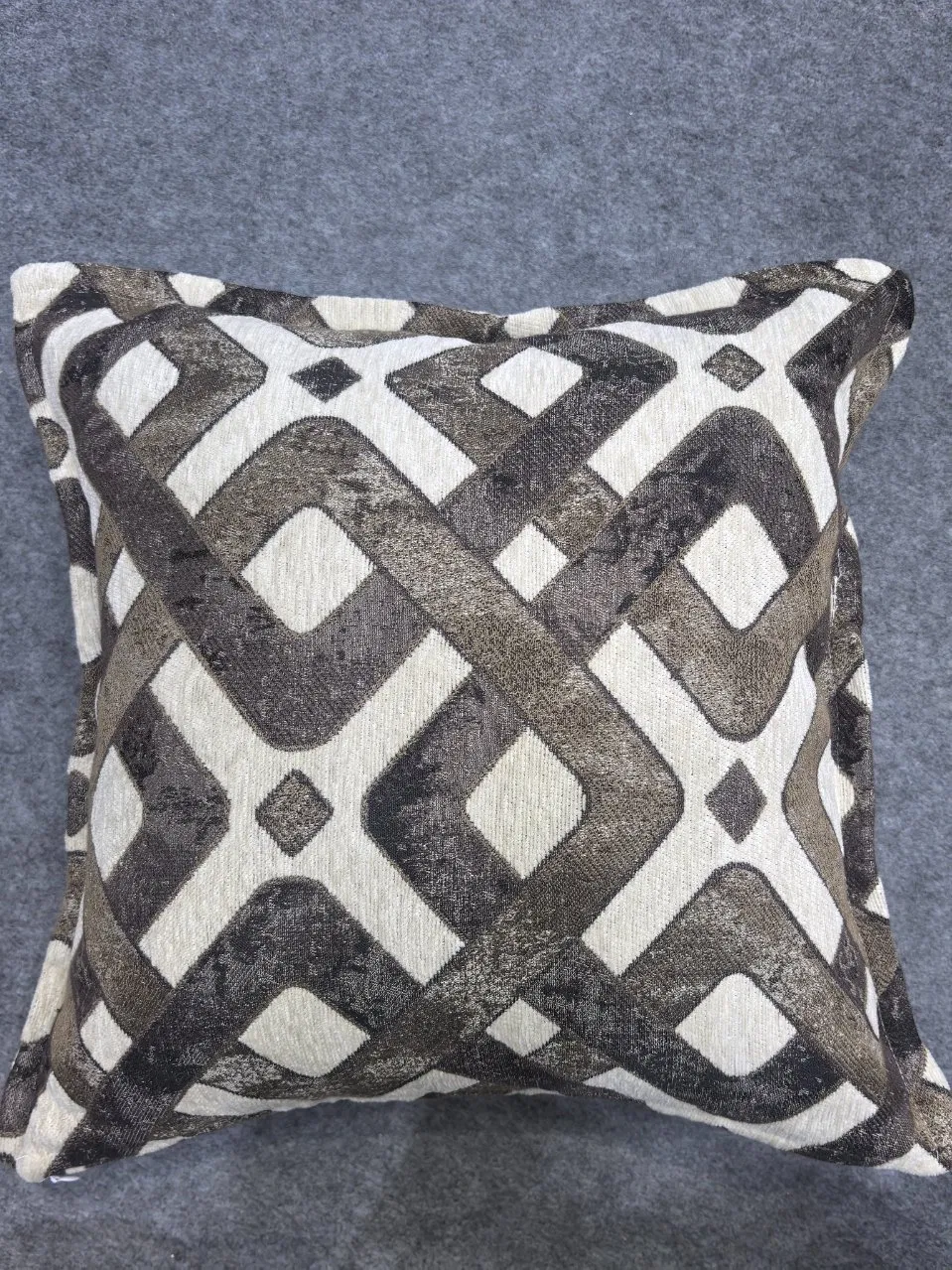 Chocolate Chenille Jacquard Pillow Cover Home Decoration Cushion Cover