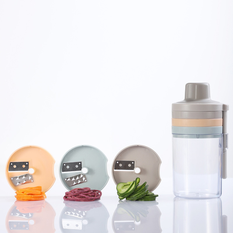 3-в-1 ротационная тёрка для овощей и сыра