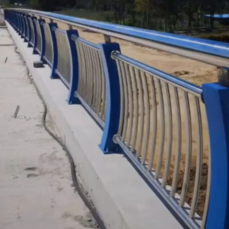 High-Strength Aluminum Alloy Bridge & Road Barrier - Municipal Anti-Collision Safety Guardrail