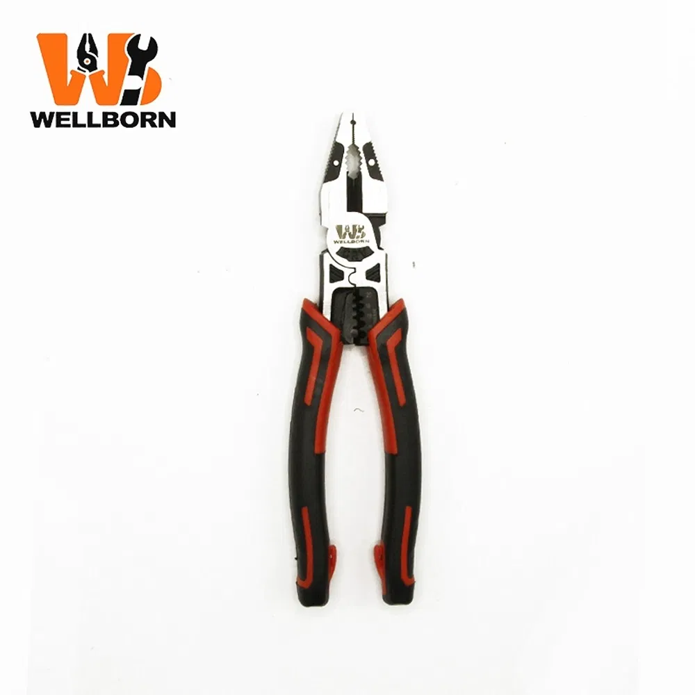 Комбинированные пассатижи Wellborn A-019, 230 мм, красные
