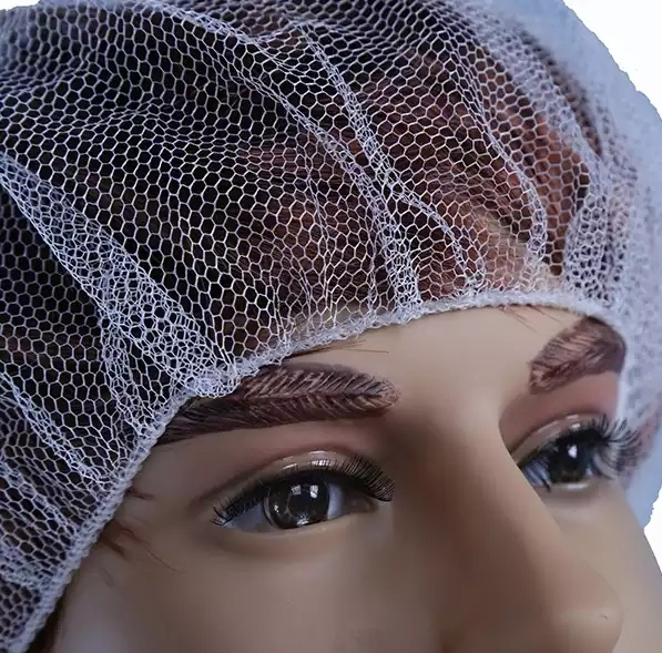 Soft Nylon Mesh Hair Net/Nylon Bouffant Cap/Disposable Mesh Hair Net