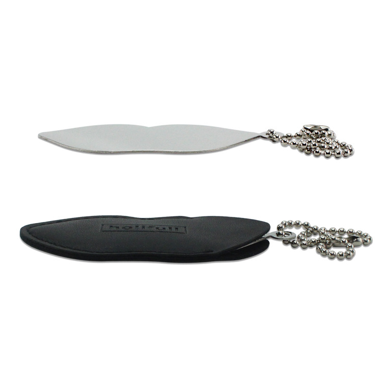 Single Side Mouth Shaped Stainless Steel Cosmetic Mirror