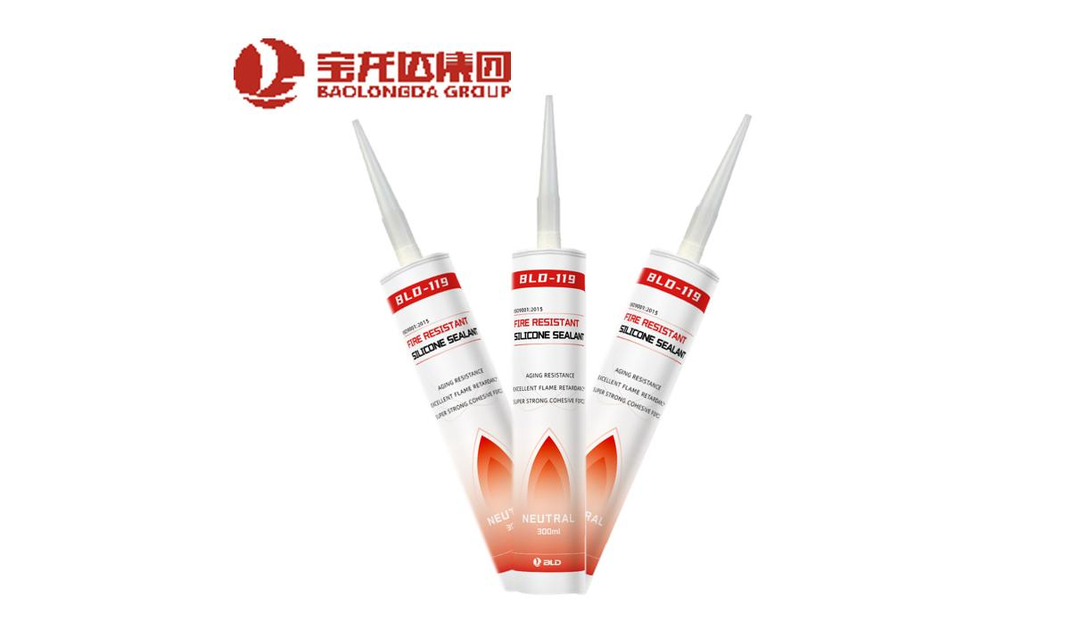 Silicone-Based Fireproof Sealant with Low Odor