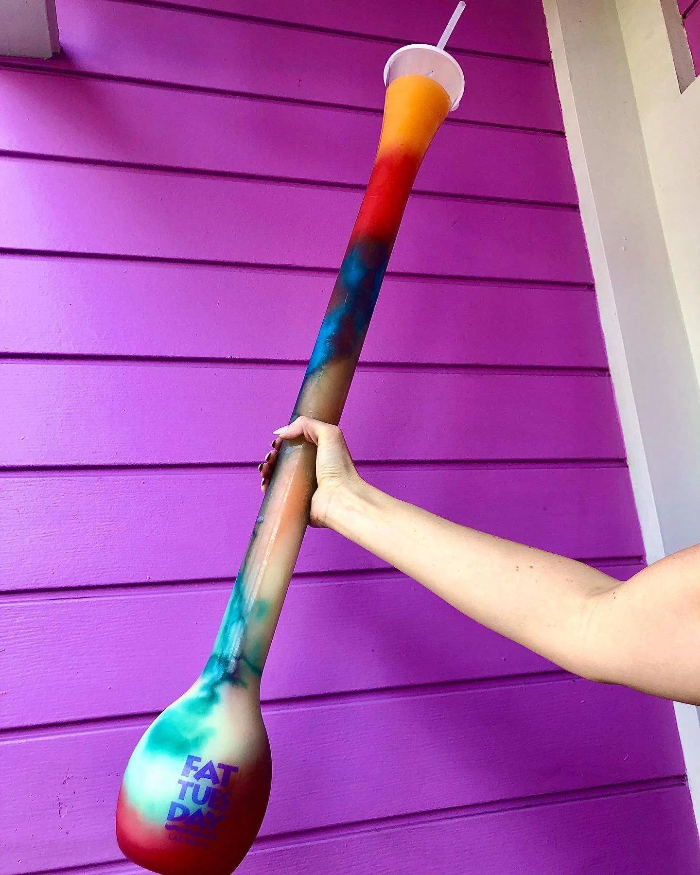 Пластиковая чашка для коктейлей 100oz с крышкой