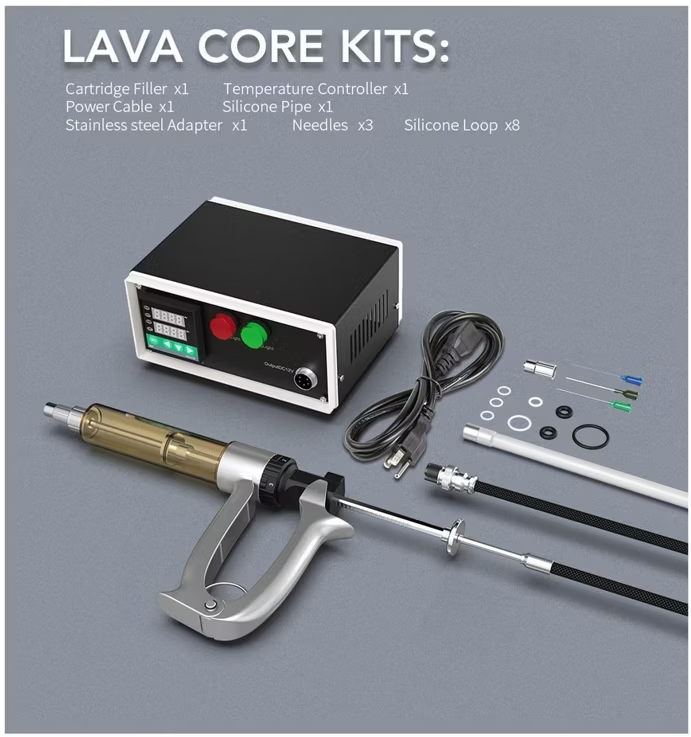 2025 Semi-Automatic Handheld Thick Oil Filling Machine – Portable Preheat Liquid Filler Gun