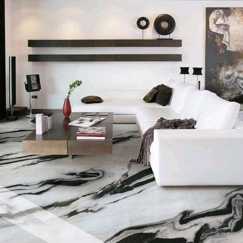 Natural Marble Stone Panda White Marble Slabs for Flooring/Bathroom/Table Countertop Manufacturer