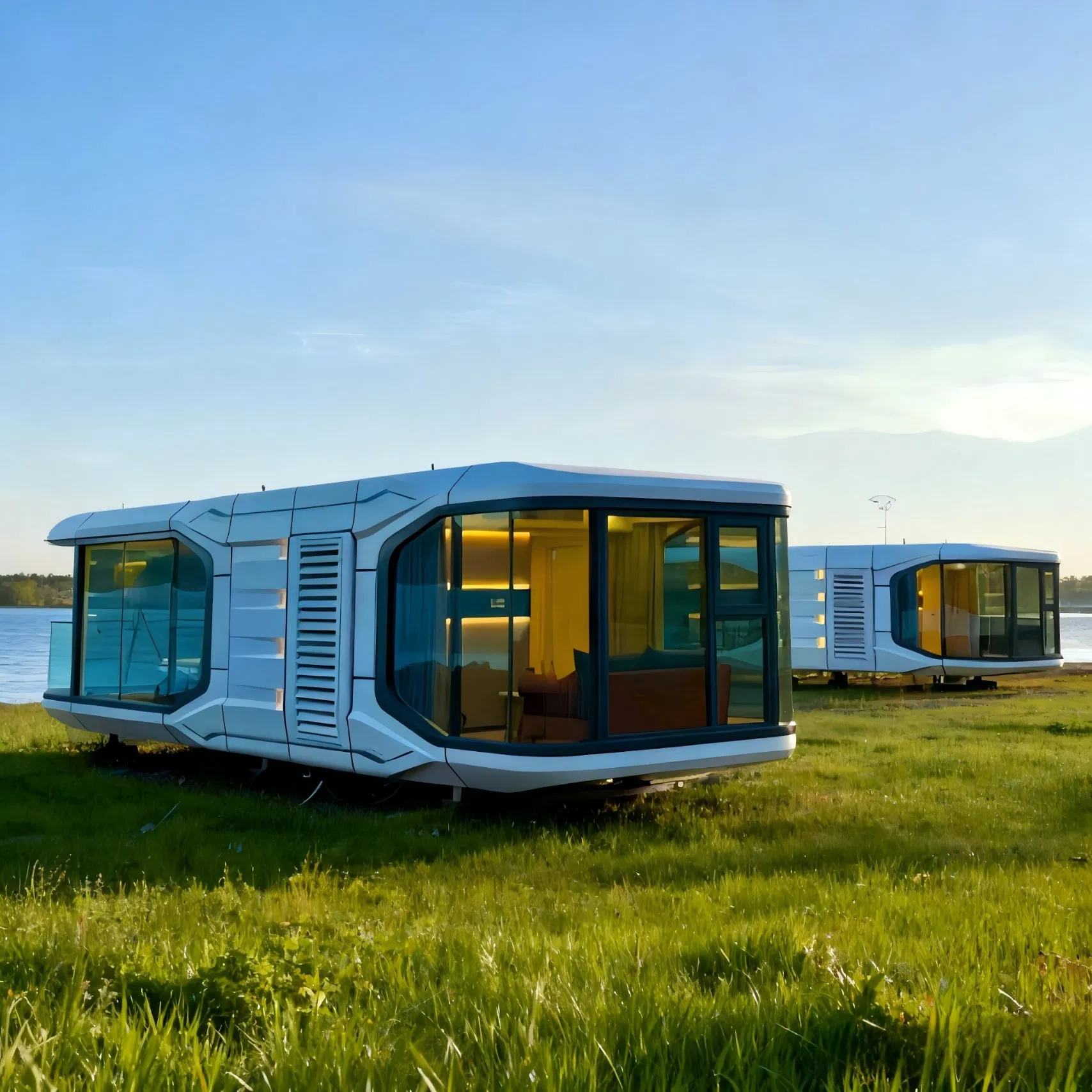 Prefab Homes Camp Trailer Casa Prefabricada Modern Prefabricated House for Camping Holiday