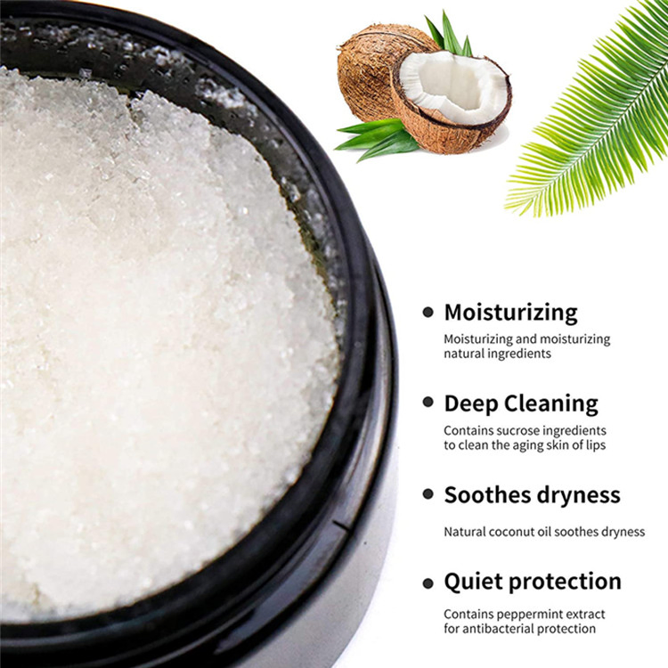 OEM Cleansing Nourishing Lip Skin Care Coconut Fruity Sugar Lip Scrub