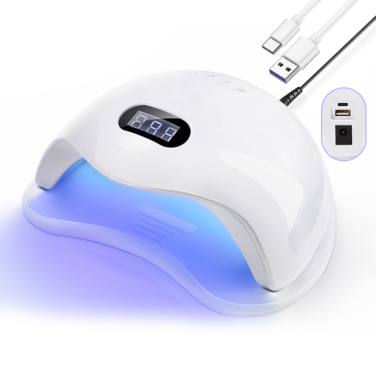 Fast Curing 48W UV LED Nail Lamp for Manicure with 10s, 30s, 60s, 99s Timer Setting