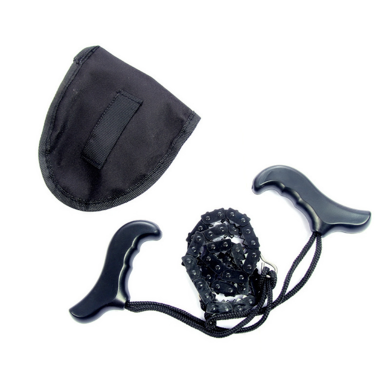 Outdoor Portable Pocket Hand Saw Camping Survival Chainsaw Garden Logging EDC Tools with Durable Plastic Handles