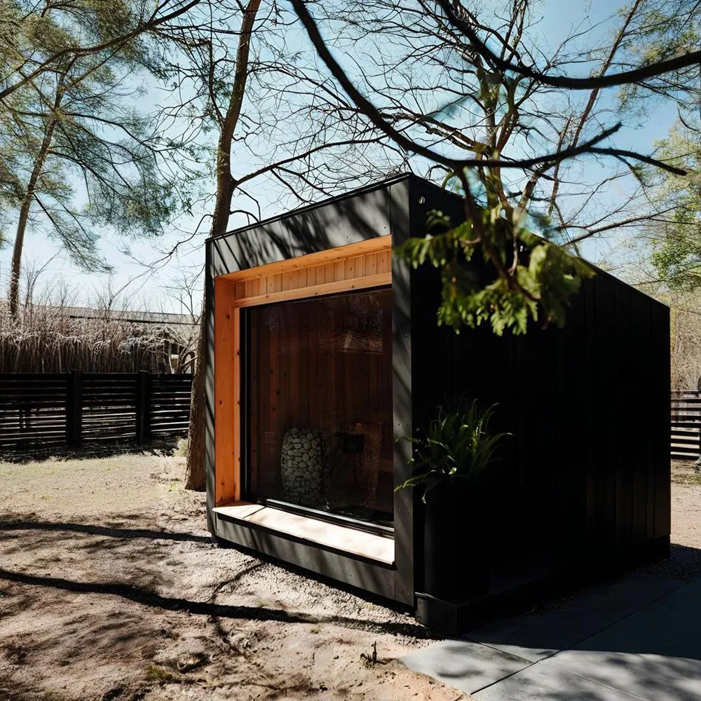 Современная сауна из кедра для 2-6 человек