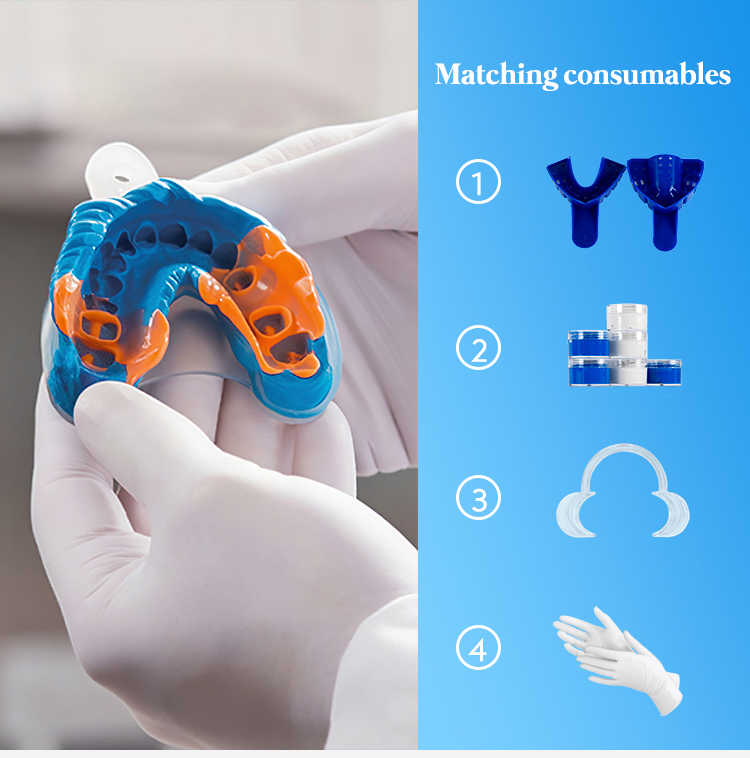 Dental Clinic Use Silicone Putty Impression Material Heavy Body Oral Care Consumables