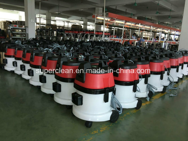 Household Appliance 15liter Wet and Dry Vacuum Cleaner Wtih Plastic Tank