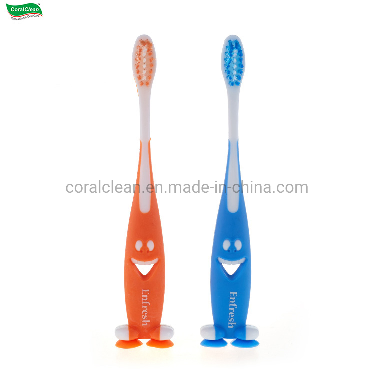 Smiling Style Kids Teeth Brushes with Dust Cover Children Toothbrush