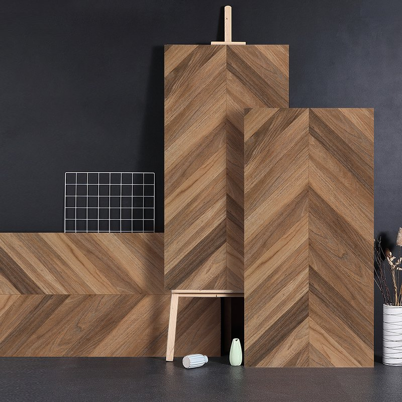 Glazed Matt Wood Like Floor Tiles 600*1200 Porcelain Rectangular Design