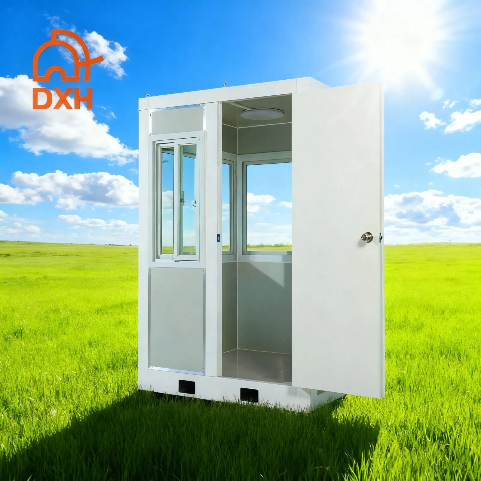 Daxiang Manufacture Prebuild Assembly Detachable Mall Parking Lot Toll Scenic Area Ticket Information Container Booth Guard House